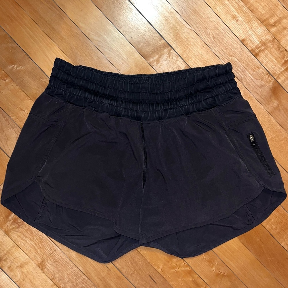 Lululemon Black High Waisted Shorts